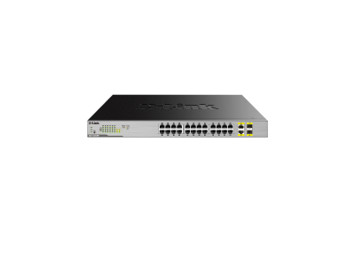 D-Link Mini switch 24 ports Gigabit, rackable 19 pouces D-link Green