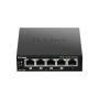 D-Link 5 ports 10/100Mbps dont 4 ports PoE/PoE+ Métal Budget PoE 60W