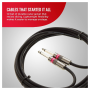 Monster câble 2x jack droits pour instruments - 3,65 m