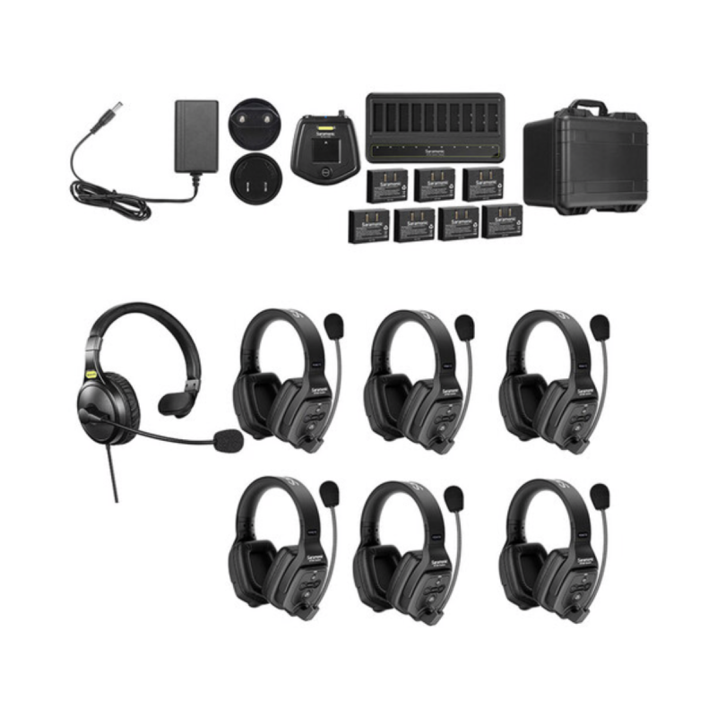 Saramonic WiTalk FullDuplex Wireless Intercom Dual-ear Headset 7p