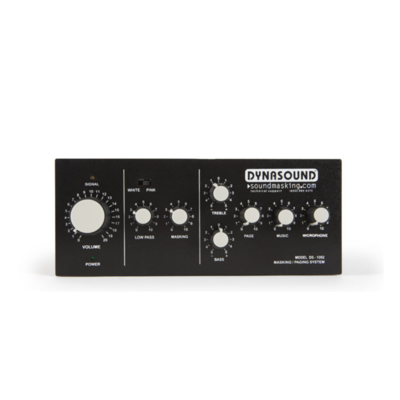 Cambridge Sound Masking Generator and Amplifier paging & music inputs
