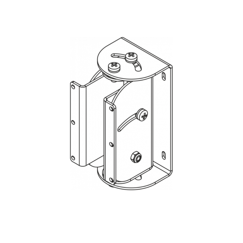 DAS Fixation murale orientable blanche pour Q-83-TW