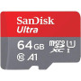 Sandisk microSDXC Ultra 64GB (A1/UHS-I/Cl.10/140MB/s) + Adapter