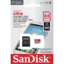 Sandisk microSDXC Ultra 64GB (A1/UHS-I/Cl.10/140MB/s) + Adapter