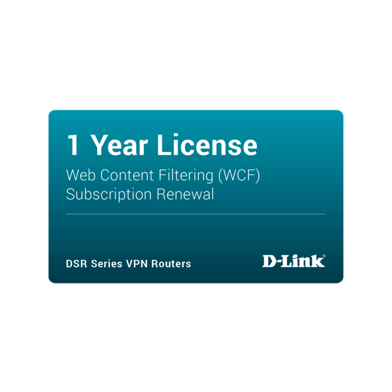 D-Link License 1 an Dynamic Web Content Filtering