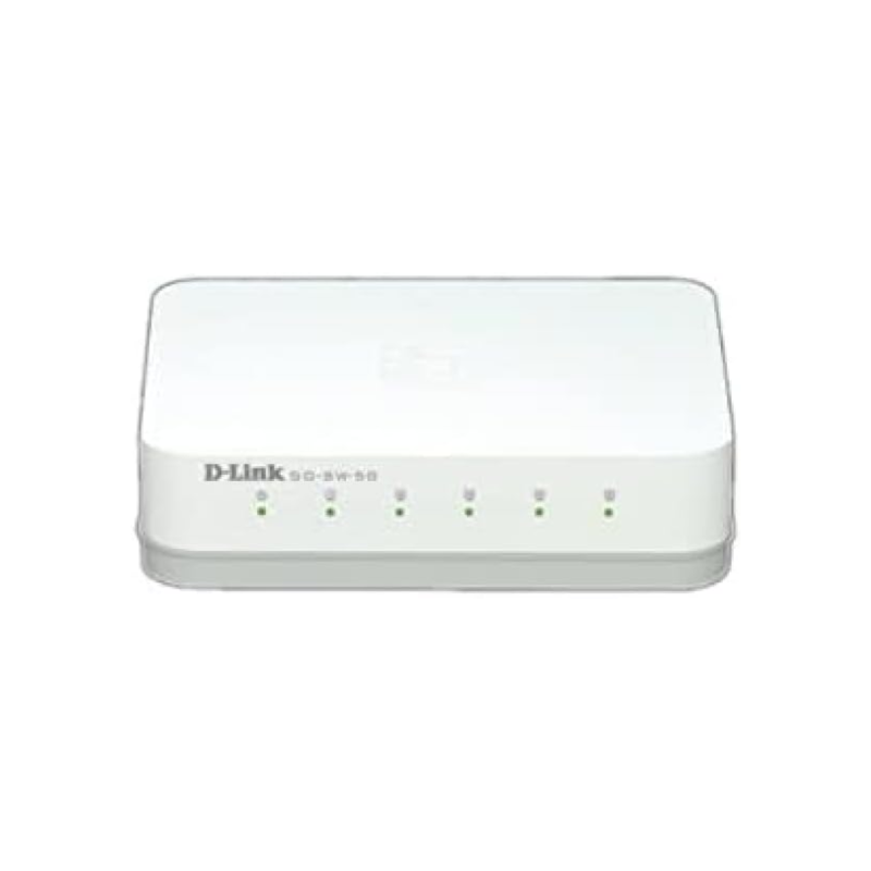 D-Link Mini switch 5 ports Gigabit, format de bureau D-link Green