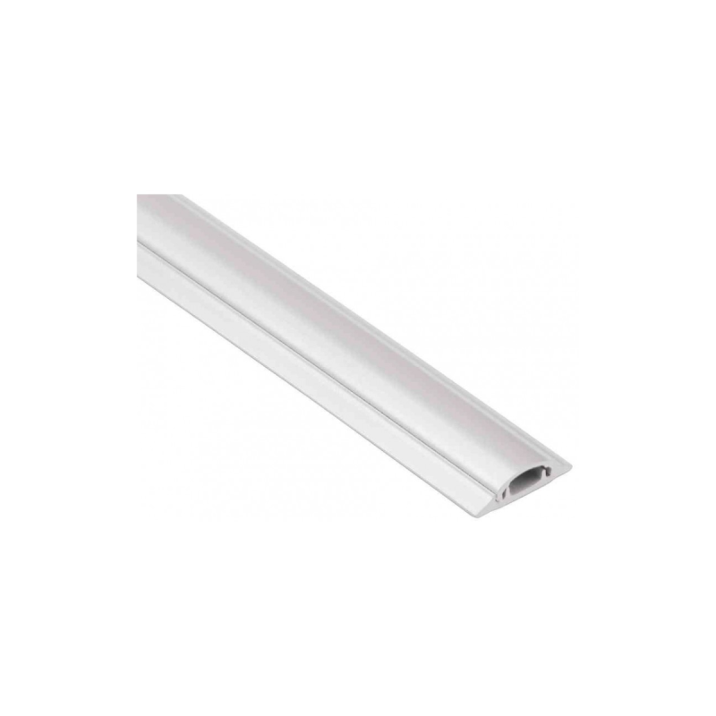 Hama Passe Câble PVC semi-circulaire autocollant 100/3,5/0,9 cm blc