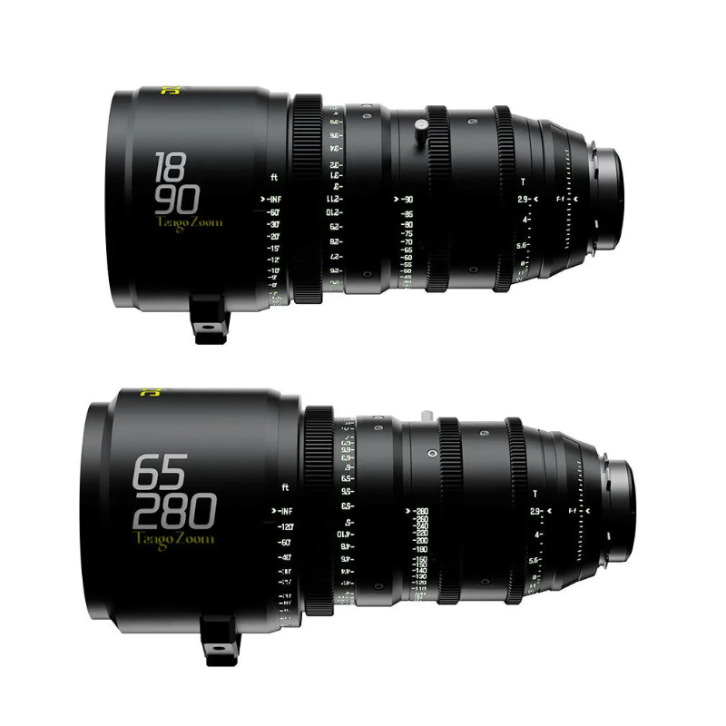 DZOFILM Tango Bundle 18-90mm/65-280mm T2.9-4 S35 Lens PL&EF - feet
