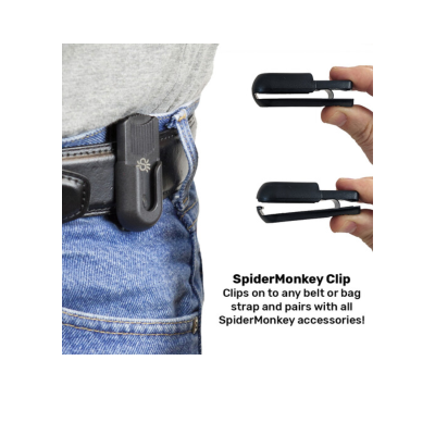 Spider Camera Holster Spidermonkey Action Grip Kit Bundle Accessories, Color Black 920