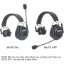 CAME-TV KUMINIK8 Duplex Digital Wireless Headset 450M Ear 3 Pack