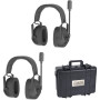 CAME-TV KUMINIK8 Duplex Digital Wireless Headset 450M Dual Ear 2 Pack