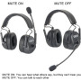 CAME-TV KUMINIK8 Duplex Digital Wireless Headset 450M Dual Ear 2 Pack