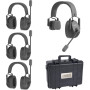 Came-TV Duplex Digital Wireless Headset Mixed 1 Single Ear&3 Dual Ear