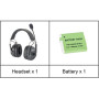 Came-TV Duplex Digital Wireless Headset - 1 Dual Ear Remote