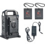 Came-TV Power station with dual battery charging 2pcs mini 99 Vmount