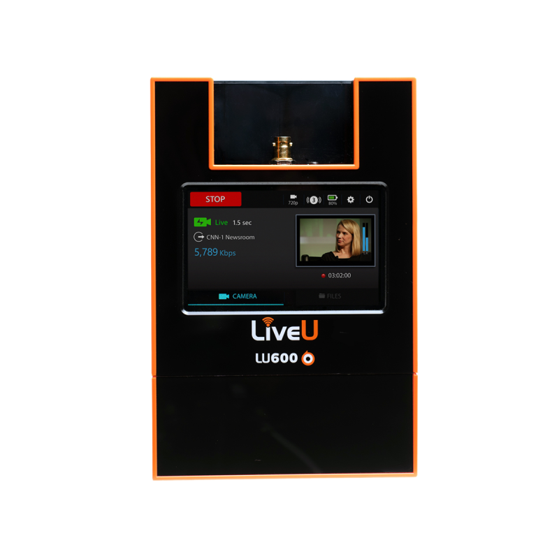 LiveU LU600 with HEVC-HD Video Card and External Antenna connectors