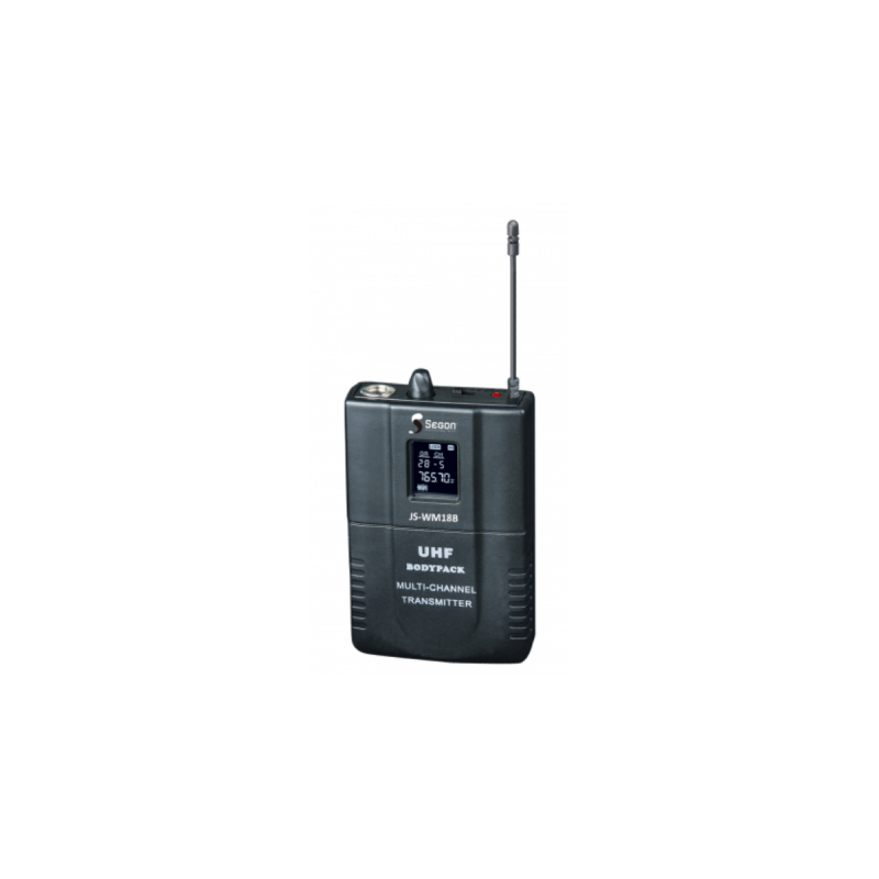 Segon Boitier émetteur UHF&micro cravate+micro casque pour JS-WM18