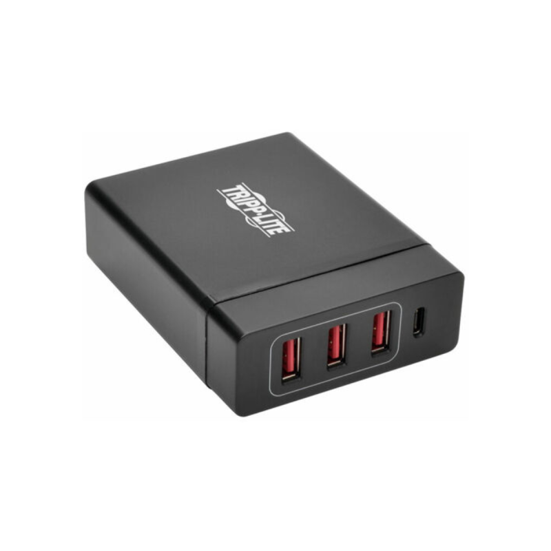 Eaton 4-Port USB-C Charger, 72W, 1x USB-C PD Port (60W) and 3x USB-A