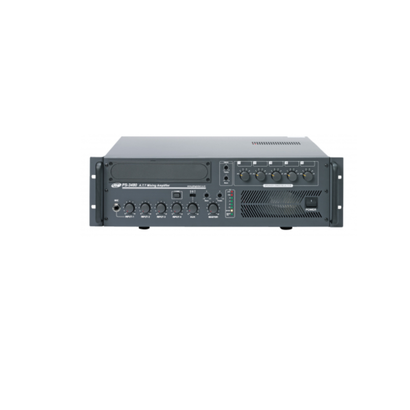 JD-Media Ampli-préampli 120W 7 entrées source intégrable 5 lignes