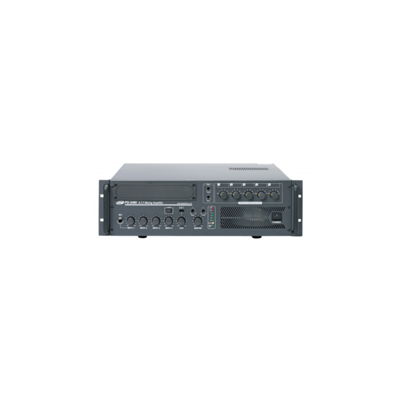 JD-Media Ampli-préampli 360W - 7 entrées - Source intégrable 5 lignes