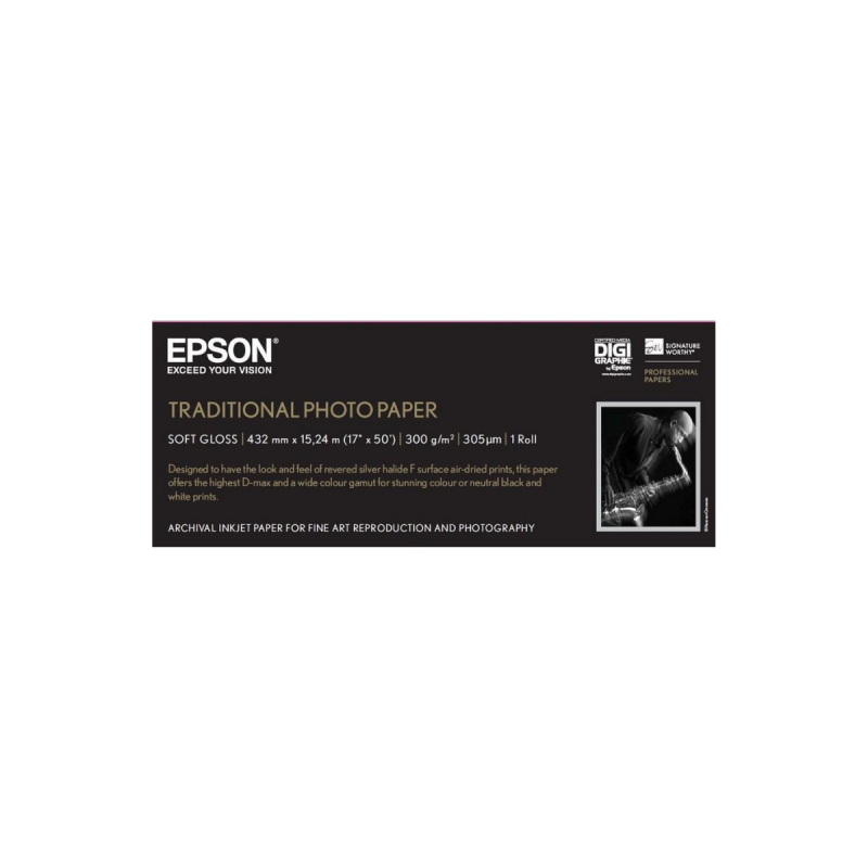Epson Traditional Photo Paper 300g - 44p x 15m