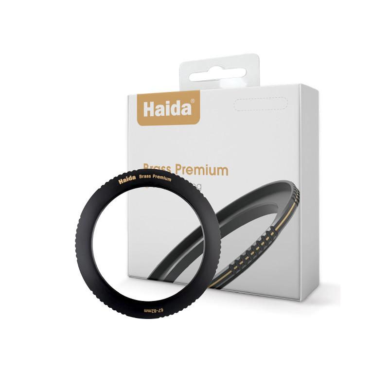 Haida Brass Premium 67-82mm Step-Up Ring