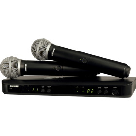 Shure Complet double - Double émetteur BLX et micro PG58 bande K3E