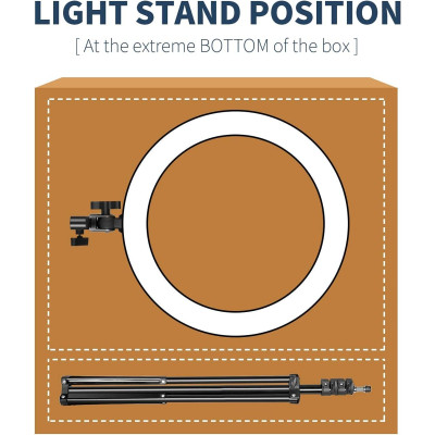 Neewer Kit Ring Light LED 20 Anneau Lumineux Bicolore 44 W avec Pied