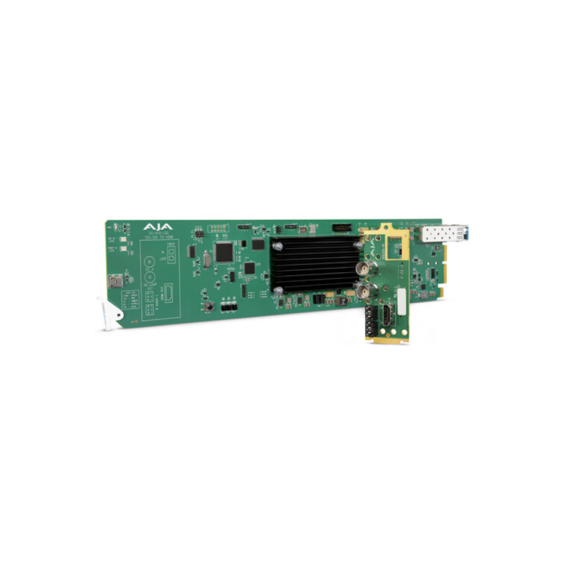 AJA openGear Carte 4K/UltraHD 12G-SDI vers HDMI 2.0 - récepteur LC