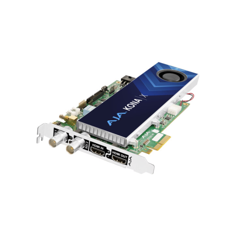 AJA Carte PCIe 12G-SDI et HDMI 2.0 à latence ultra-faible