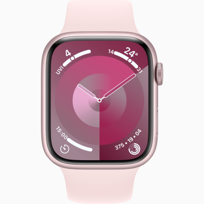 Apple Watch Series 9 GPS 45mm Pink Alu Light Pink Sp Bnd M/L Apple Watch Series 9 GPS 45mm Pink Alu Light Pink Sp Bnd M/L