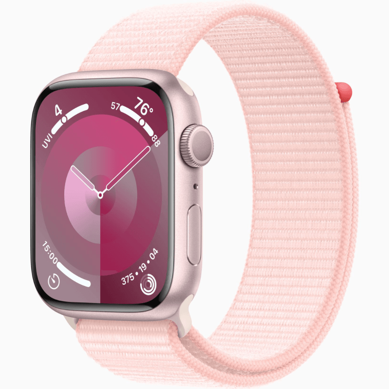 Apple Watch Series 9 GPS 45mm Pink Alu Light Pink Sport Loop