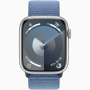Apple Watch Series9 Cell 45mm Silver Alu Storm Blue Sp Bnd S