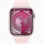 Apple Watch Series9 Cell 45mm Pink Alu Light Pink Sp Bnd S/M