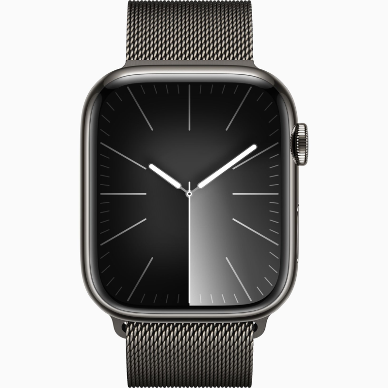 Apple Watch Series9 Cell 45mm Graphite Ssc Graphite Milan Lo
