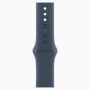Apple Watch Series9 Cell 41mm Silver Ssc Storm Blue Sp Bnd M