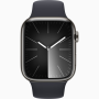 Apple Watch Series9 Cell 41mm Graphite Ssc Midnight Sp Bnd S