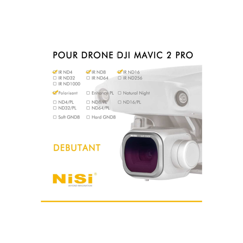 Nisi Kit Débutant Plus Filtres drone DJI Mavic 2 PRO