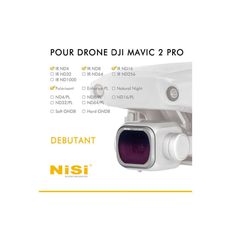 Nisi Kit Filtres ND drone DJI Mavic 2 PRO