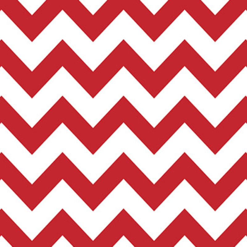 Savage Rouleau Fond PRINTED 1,35 x 5,50m Red & White Chevron *Fds