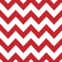 Savage Rouleau Fond PRINTED 1,35 x 5,50m Red & White Chevron *Fds
