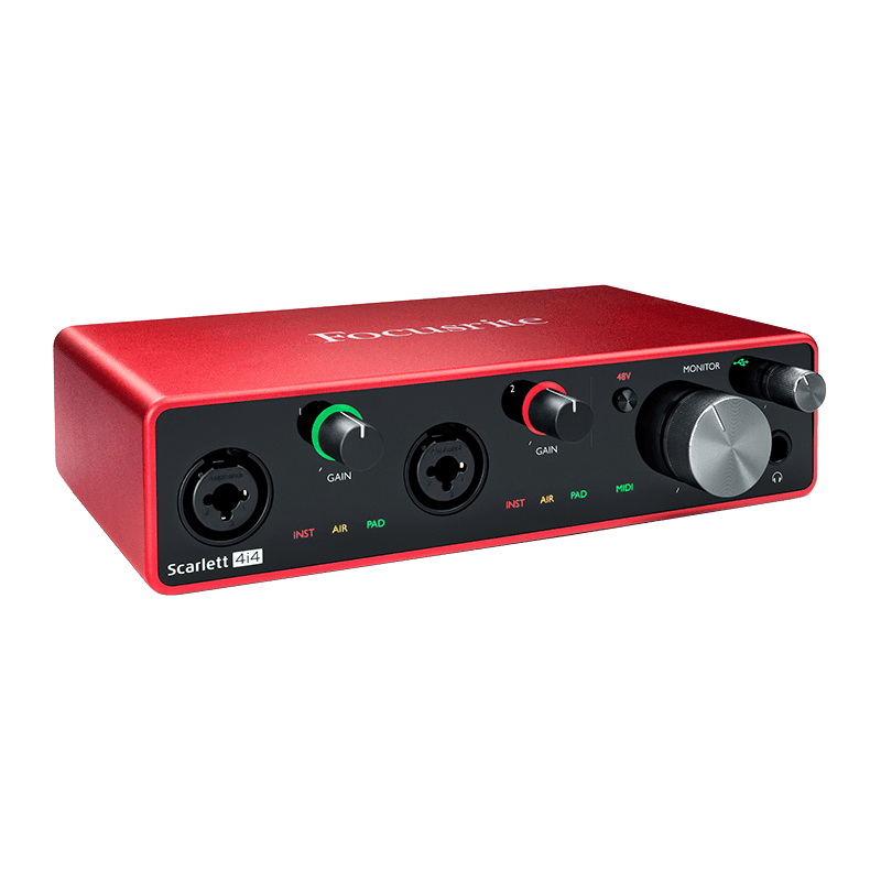 Focusrite Scarlett G4 - Scarlett 4I4 4th Gen - 4 in / 4 out - USB-C