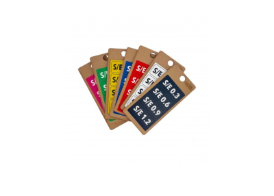 Lenzcameratools Filter Tags ND 0.3-1.2 S/E Yellow | 4 Tags