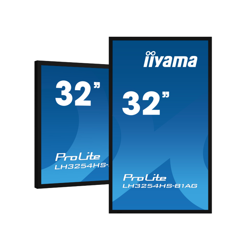 IIYAMA LFD 32" dalle IPS 24/7 1920x1080 1xDVI 1xVGA 3xHDMI 2xHP