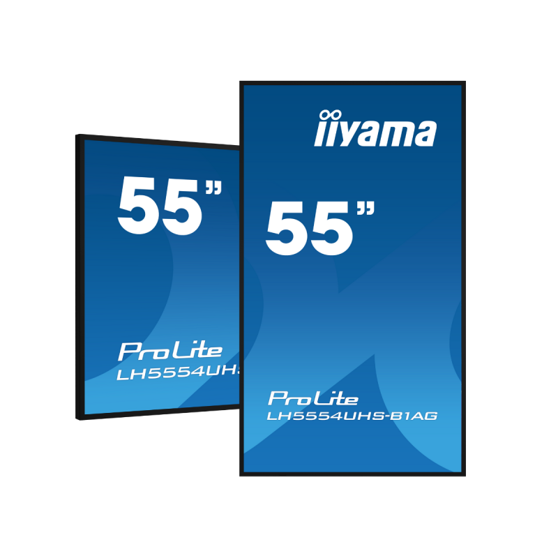 IIYAMA LFD 55" dalle IPS 24/7 3840x2160 VGA 3xHDMI 2xHP 1xDP 2xUSB