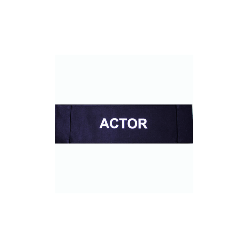 Filmcraft Preprinted CANVAS "ACTOR" Black