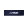 Filmcraft Preprinted CANVAS "ACTRESS" Black