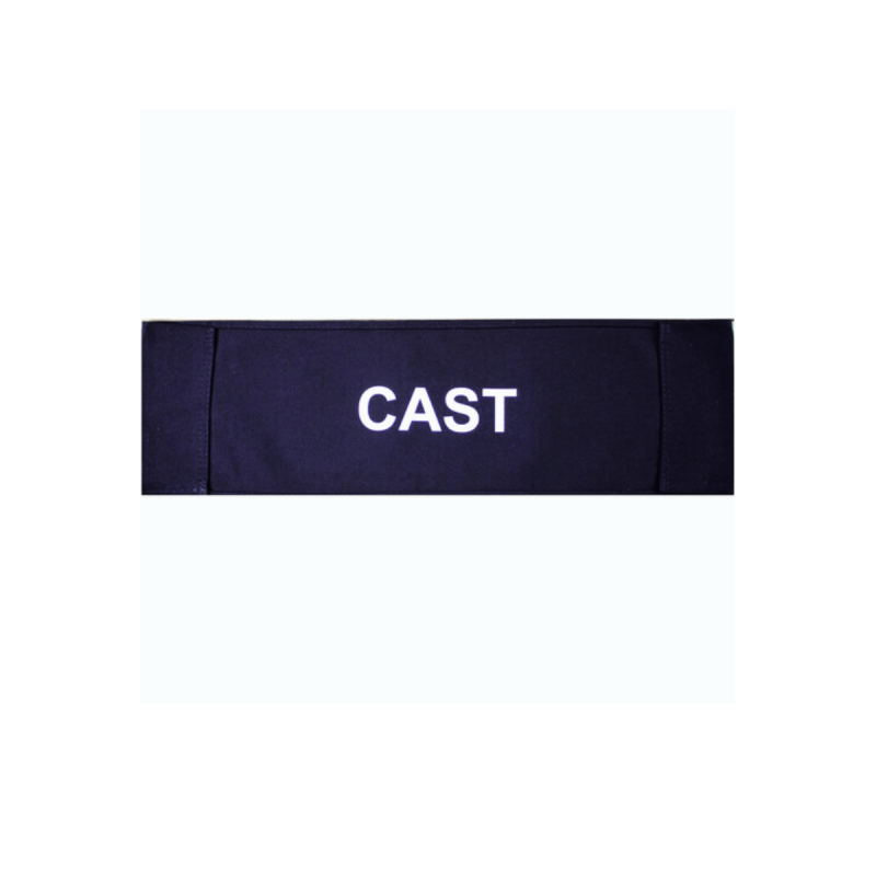 Filmcraft Preprinted CANVAS "CAST" Black