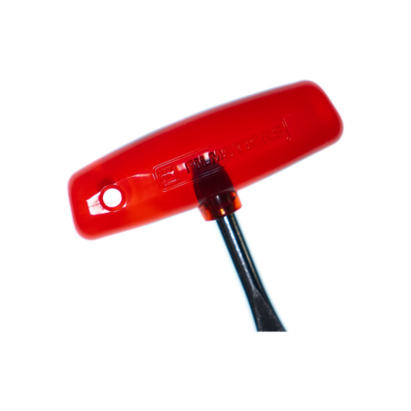 Filmsticks T-Handle Slotted Screwdriver, in red coloured handle