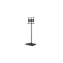 Universal Flat Screen Floor Stand - 1.8m Ø50mm Pole noir